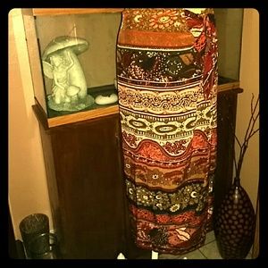 💯 SILK WRAP SKIRT